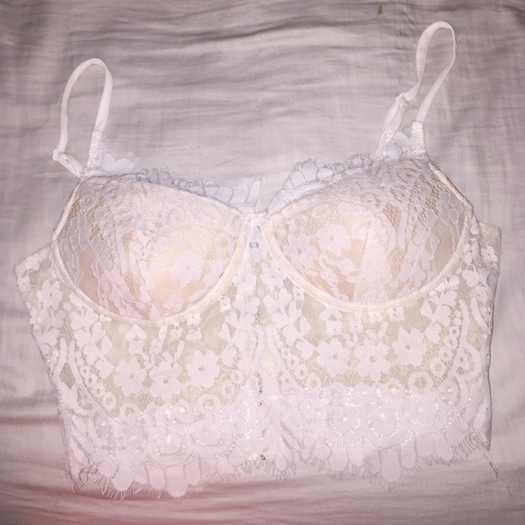 Lace crop top