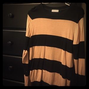 American apparel striped knitted sweater