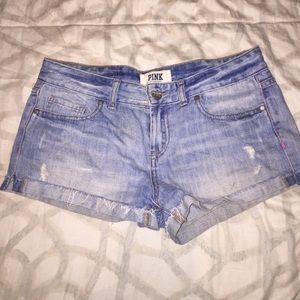 Light denim Victoria's Secret PINK Shorts