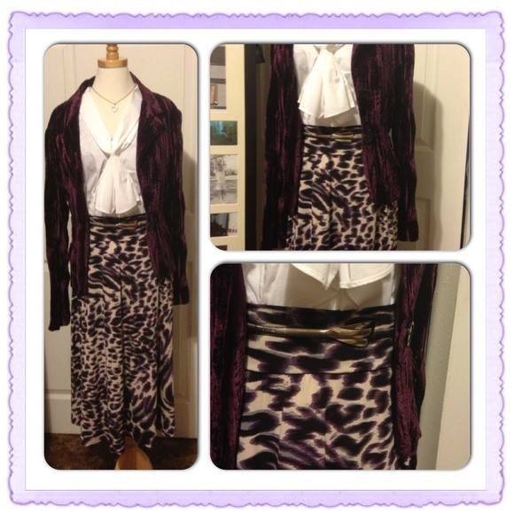 Animals print skirt