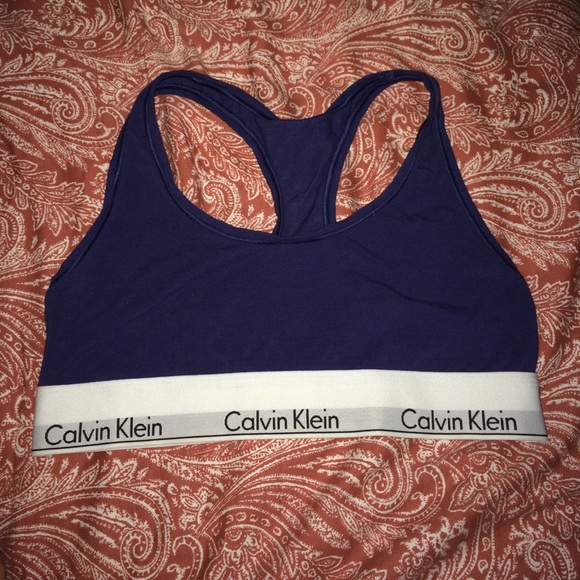 Navy blue Calvin Klein bra