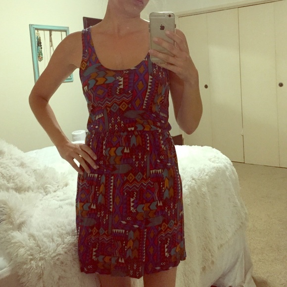 Tribal print dress