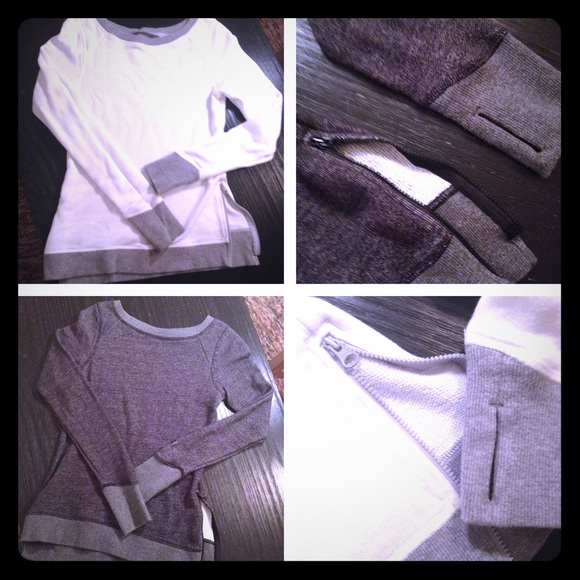 2 North Face boatneck sweaters