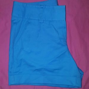 Vince Camuto Blue Cuffed Shorts