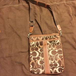 Coach cross body purse