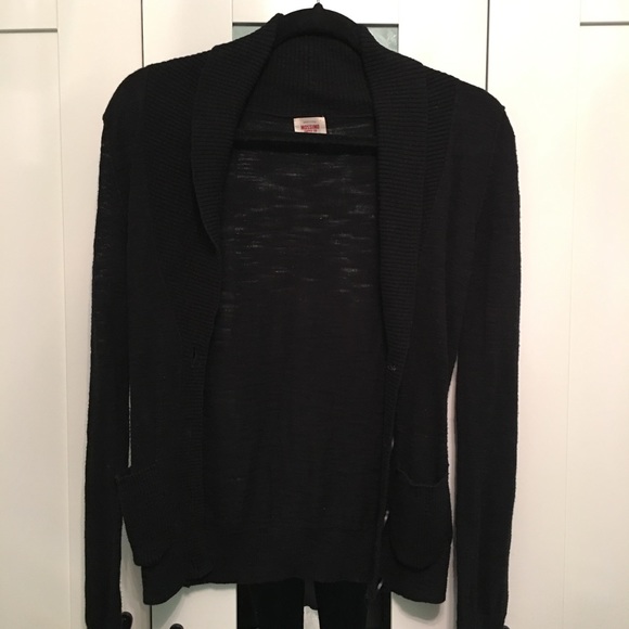 Black cardigan