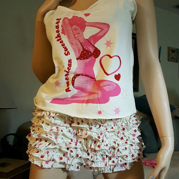 Lot of 2 Joe Boxer top & bloomers set