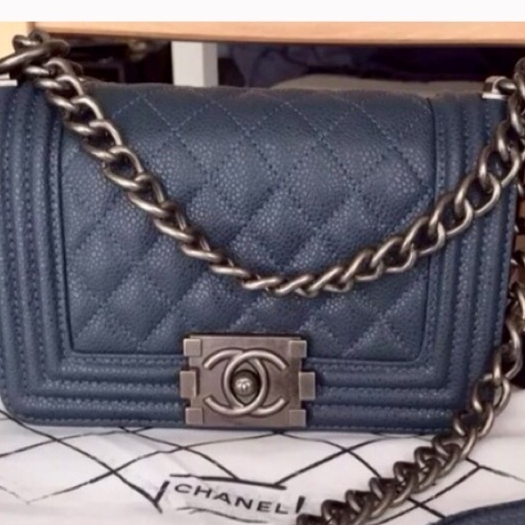 Le Boy Lamb skin Quilted Crossbody - Picture 3 of 4