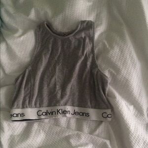 Calvin Klein crop tank