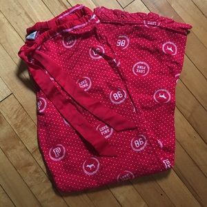 VS Pink! Flannel PJ Bottoms