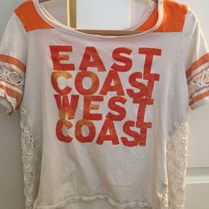 free people east coast west coast shirt