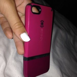 iPhone 5/5s pink and magenta case