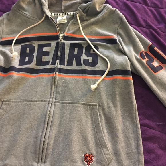 PINK Victoria's Secret Chicago Bears zip up