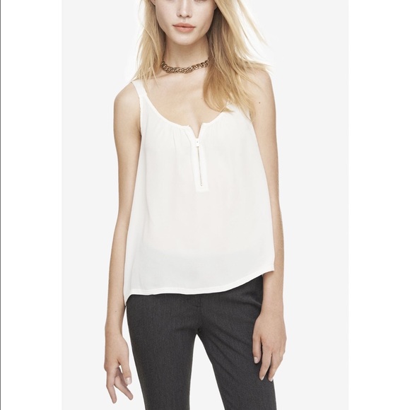 Express zip front cami