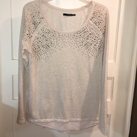 Maurice longsleeve beaded sweatshirt