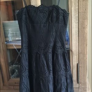 BCBGMaxazria Dress, black, strapless, beautiful!