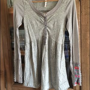 NWT Free People Tunic shirt, super cute