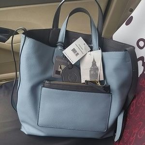 London fog reversible tote crossbody