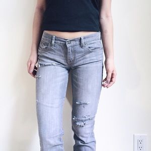 Abercrombie & Fitch Grey Denim Jeans