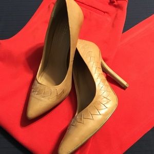 Tan BCBGeneration heels, size 6.