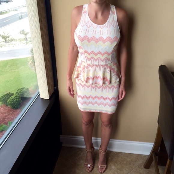 Peplum summer dress size small