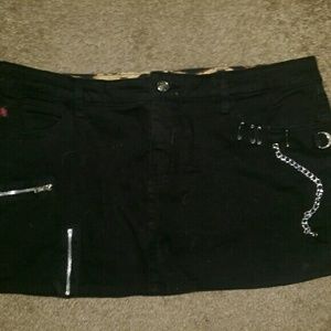 Royal Bones Mini Skirt