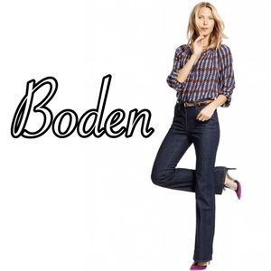 Boden Dark Wash Bootcut Jeans Size 8R