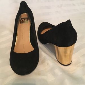 Dolce Vita Black Suede Dollie Pump