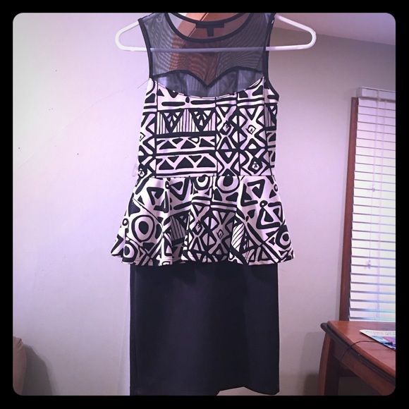 Adorable peplum style dress!