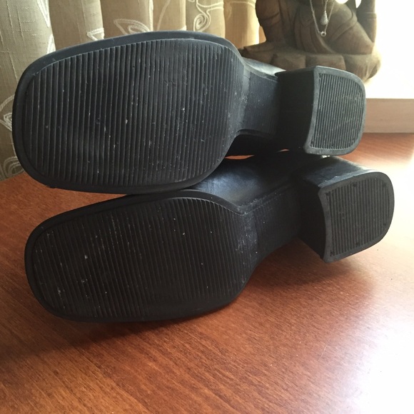 Spring Step Black Leather Shoes. Sz 9 EUC - Picture 3 of 4