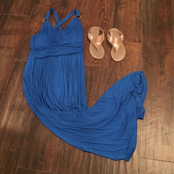 Beautiful Royal Blue Maxi Dress