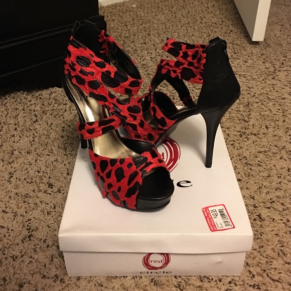 Red Circle Shoes