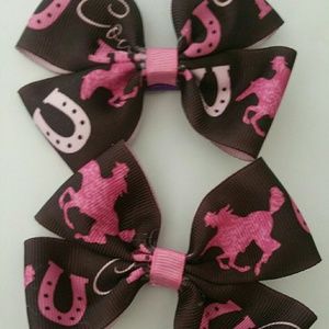 Cowgirls Rule Hairbows