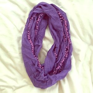 J.crew purple infinity scarf