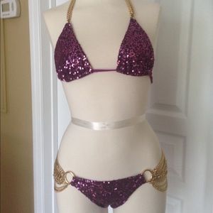 Beach Bunny swimwear sequin bikini