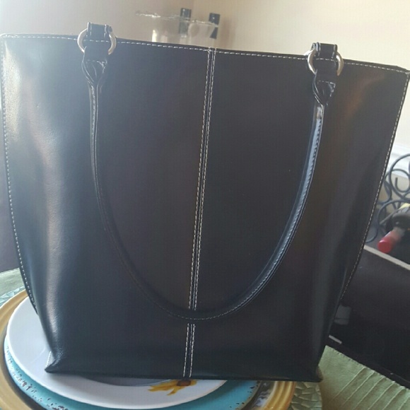 Wilson's Black Leather Purse
