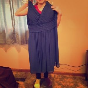 Royal blue bridesmaid dress