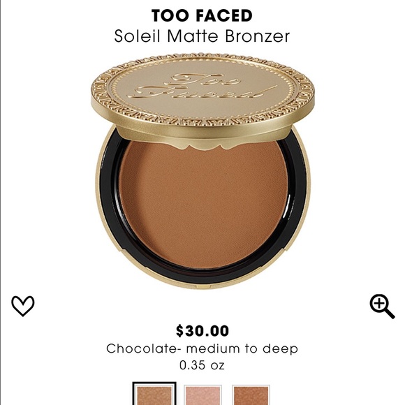 Too Faced Soleil Matte Bronzer BNIB