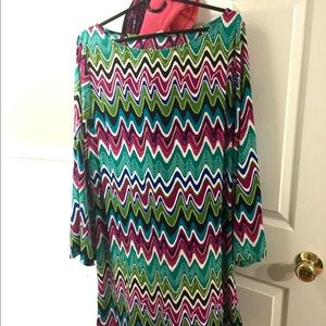 Boutique tunic dress. Multi color!