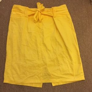 Yellow Pencil Skirt
