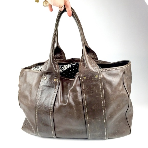 All leather Ruhl Tote