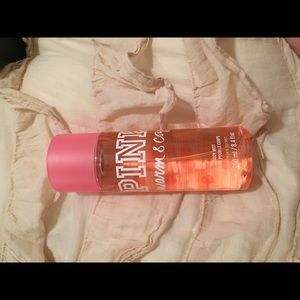 Pink warm and cozy spray