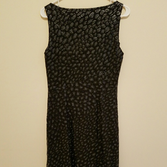 Black animal print dresd - Picture 4 of 4