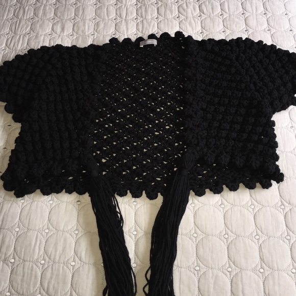 Beautiful crochet crop sweater