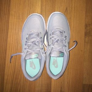 Grey and Tiffany Blue Nikes