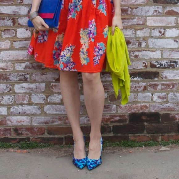 Nine West Blue Heels