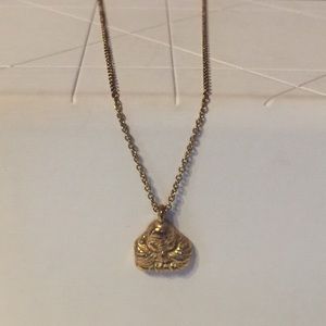 Dogeared gold Buddha necklace