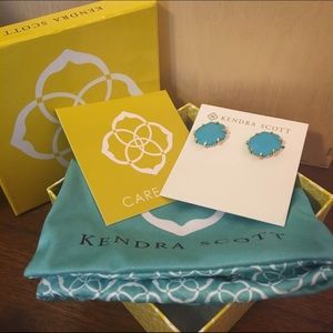 Kendra Scott "Morgan" studs in turquoise