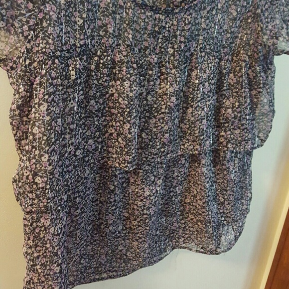 Sheer Ruffled Blouse - Picture 2 of 4