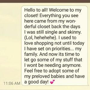 * TO MY WONDERFUL BUYERS AND VISITORS *